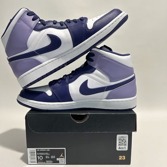Nike Shoes Air Jordan 1 Mid Retro “Sky J Purple” 2024